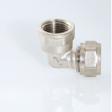 Обжимной угольник Valtec 26 мм. x 3/4" с внутренней резьбой VTm.352.N.002605