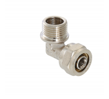 Обжимной угольник Valtec 16 мм. x 1/2" с наружной резьбой VTm.353.N.001604