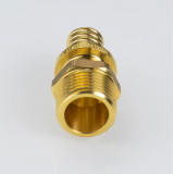 Надвижной аксиальный соединитель Valtec 20 (2,8) мм. x 3/4" с наружной резьбой VTm.401.G.002005