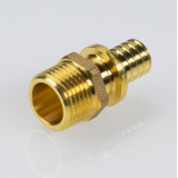 Надвижной аксиальный соединитель Valtec 20 (2,8) мм. x 3/4" с наружной резьбой VTm.401.G.002005