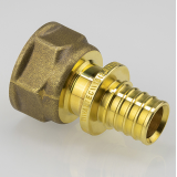Надвижной аксиальный соединитель Valtec 20 (2,8) мм. x 3/4" с внутренней резьбой VTm.402.G.002005