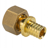 Надвижной аксиальный соединитель Valtec 16 (2,2) мм. x 3/4" с накидной гайкой VTm.422.G.001605