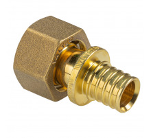 Надвижной аксиальный соединитель Valtec 20 (2,8) мм. x 1/2" с накидной гайкой VTm.422.G.002004