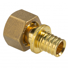 Надвижной аксиальный соединитель Valtec 20 (2,8) мм. x 3/4" с накидной гайкой VTm.422.G.002005
