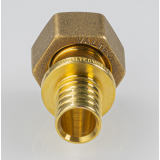 Надвижной аксиальный соединитель Valtec 16 (2,2) мм. x 3/4" с накидной гайкой VTm.422.G.001605