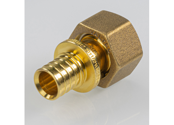 Надвижной аксиальный соединитель Valtec 16 (2,2) мм. x 3/4" с накидной гайкой VTm.422.G.001605