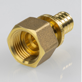 Надвижной аксиальный соединитель Valtec 16 (2,2) мм. x 3/4" с накидной гайкой VTm.422.G.001605