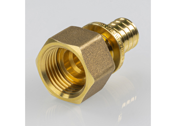 Надвижной аксиальный соединитель Valtec 16 (2,2) мм. x 3/4" с накидной гайкой VTm.422.G.001605