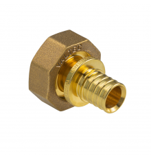 Надвижной аксиальный соединитель Valtec 20 (2,8) мм. x 3/4" с накидной гайкой, под ЕК VTm.422.GE.002005