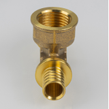Надвижной аксиальный тройник Valtec 16 (2,2) мм. x 1/2" x 16 (2,2) мм. с внутренней резьбой VTm.432.G.160416