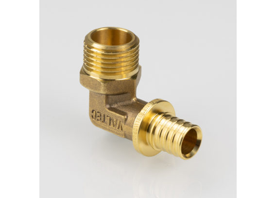 Надвижной аксиальный угольник Valtec 16 (2,2) мм. x 1/2" с наружной резьбой VTm.453.G.001604
