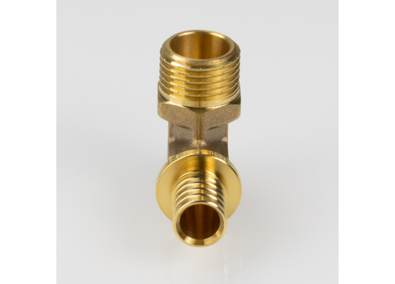 Надвижной аксиальный угольник Valtec 16 (2,2) мм. x 1/2" с наружной резьбой VTm.453.G.001604