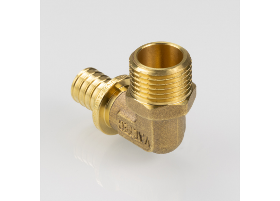 Надвижной аксиальный угольник Valtec 16 (2,2) мм. x 1/2" с наружной резьбой VTm.453.G.001604