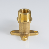 Надвижная аксиальная водорозетка Valtec 16 (2,2) мм. x 1/2" с наружной резьбой VTm.455.G.001604
