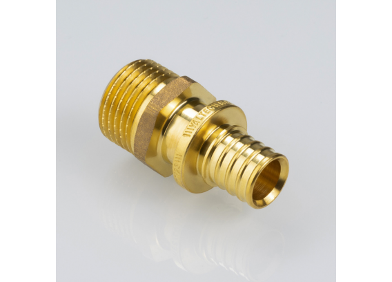 Надвижной аксиальный соединитель Valtec 16 (2,2) мм. x 1/2" с наружной резьбой VTm.401.BG.001604