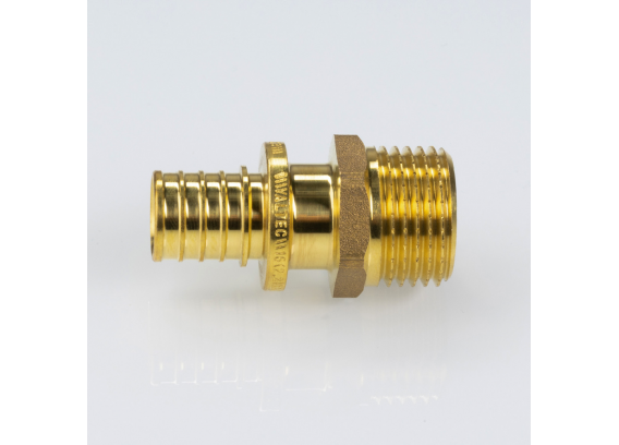 Надвижной аксиальный соединитель Valtec 16 (2,2) мм. x 1/2" с наружной резьбой VTm.401.BG.001604