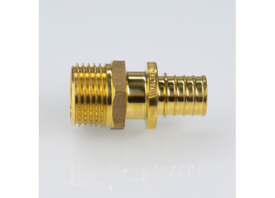 Надвижной аксиальный соединитель Valtec 16 (2,2) мм. x 1/2" с наружной резьбой VTm.401.BG.001604