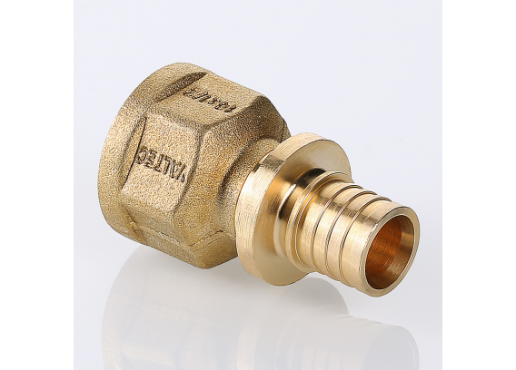 Надвижной аксиальный соединитель Valtec 25 (3,5) мм. x 1/2" с внутренней резьбой VTm.402.BG.002504