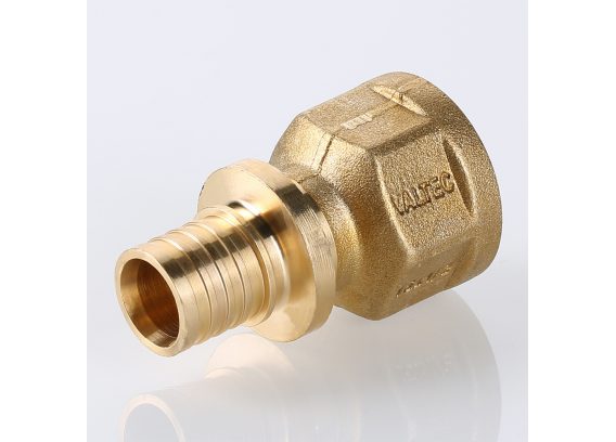 Надвижной аксиальный соединитель Valtec 25 (3,5) мм. x 1/2" с внутренней резьбой VTm.402.BG.002504