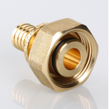 Надвижной аксиальный соединитель Valtec 20 (2,8) мм. x 3/4" с накидной гайкой, под ЕК VTm.422.EBG.002005