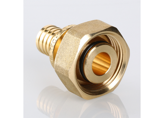 Надвижной аксиальный соединитель Valtec 20 (2,8) мм. x 3/4" с накидной гайкой, под ЕК VTm.422.EBG.002005