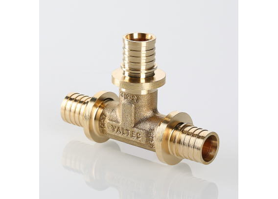 Надвижной аксиальный тройник Valtec 16 (2,2) мм. x 16 (2,2) мм. x 16 (2,2) мм. VTm.431.BG.161616