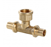 Надвижной аксиальный тройник Valtec 20 (2,8) мм. x 1/2" x 20 (2,8) мм. с внутренней резьбой VTm.432.BG.200420
