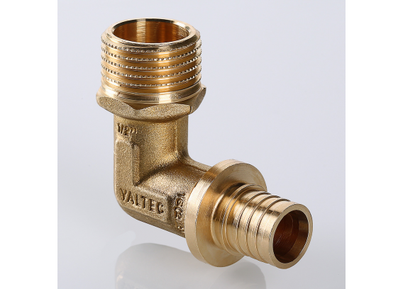 Надвижной аксиальный угольник Valtec 20 (2,8) мм. x 1/2" с наружной резьбой VTm.453.BG.002004