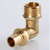 Надвижной аксиальный угольник Valtec 20 (2,8) мм. x 1/2" с наружной резьбой VTm.453.BG.002004