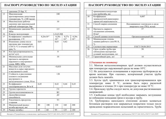 Труба металлопластиковая Valtec 16 (2,0) мм. бухта (40 м) PE-Xb/AL/PE-Xb V1620.040