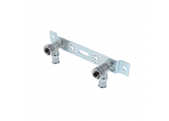 Монтажная пластина с пресс-водорозетками Valtec 16 мм. х 1/2"  VTm.224.N.001604
