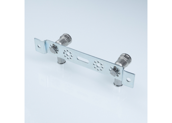 Монтажная пластина с пресс-водорозетками Valtec 16 мм. х 1/2"  VTm.224.N.001604