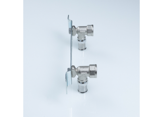 Монтажная пластина с пресс-водорозетками Valtec 16 мм. х 1/2"  VTm.224.N.001604