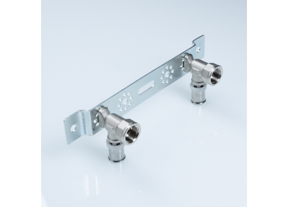Монтажная пластина с пресс-водорозетками Valtec 16 мм. х 1/2"  VTm.224.N.001604