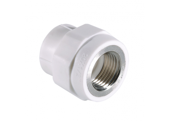 Муфта полипропиленовая Valtec 20 мм. x 1/2" с внутренней резьбой VTp.702.0.02004
