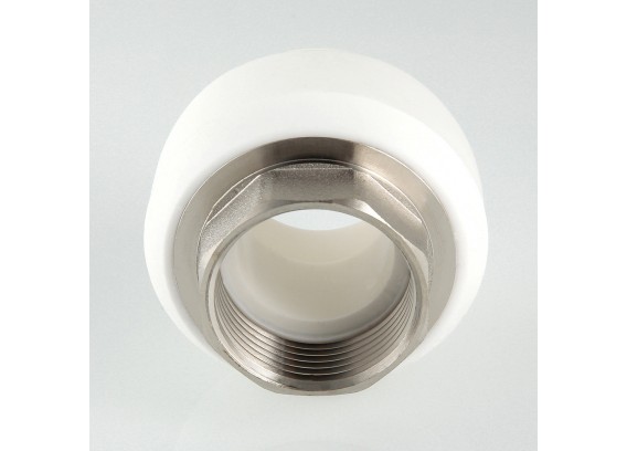 Муфта полипропиленовая Valtec 50 мм. x 1 1/2" с внутренней резьбой, под ключ VTp.706.0.05008