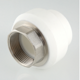 Муфта полипропиленовая Valtec 50 мм. x 1 1/2" с внутренней резьбой, под ключ VTp.706.0.05008