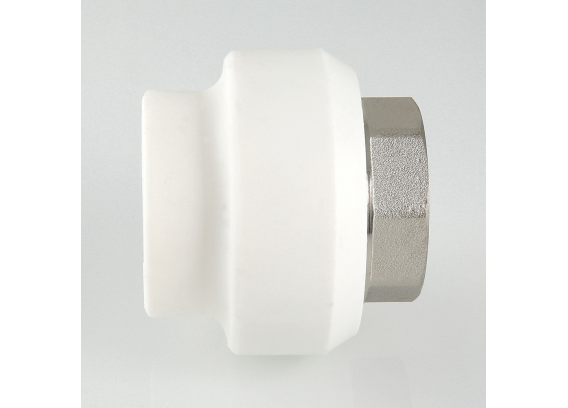 Муфта полипропиленовая Valtec 50 мм. x 1 1/2" с внутренней резьбой, под ключ VTp.706.0.05008