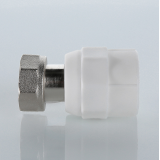 Муфта полипропиленовая Valtec 25 мм. x 1" с накидной гайкой VTp.708.0.02506