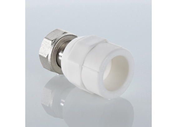 Муфта полипропиленовая Valtec 25 мм. x 1" с накидной гайкой VTp.708.0.02506