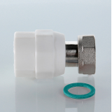 Муфта полипропиленовая Valtec 25 мм. x 1" с накидной гайкой VTp.708.0.02506