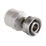 Муфта полипропиленовая Valtec 20 мм. x 3/4" с накидной гайкой для перехода на евроконус VTp.708.E.02005
