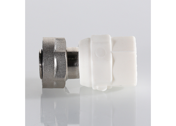 Муфта полипропиленовая Valtec 20 мм. x 3/4" с накидной гайкой для перехода на евроконус VTp.708.E.02005