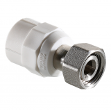 Муфта полипропиленовая Valtec 20 мм. x 1/2" с накидной гайкой для перехода на конус VTp.708.K.02004