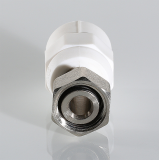 Муфта полипропиленовая Valtec 20 мм. x 1/2" с накидной гайкой для перехода на конус VTp.708.K.02004