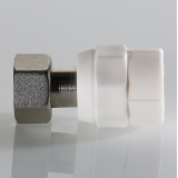 Муфта полипропиленовая Valtec 20 мм. x 1/2" с накидной гайкой для перехода на конус VTp.708.K.02004