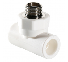 Тройник полипропиленовый Valtec 32 мм. x 3/4" x 32 мм. с наружной резьбой VTp.733.0.03205