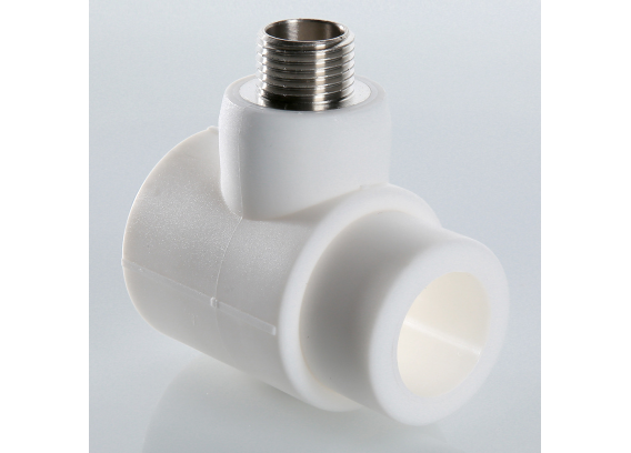 Тройник коллекторный полипропиленовый Valtec 40 мм. x 1/2" x 40 мм. с наружной резьбой VTp.734.0.04004