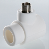 Тройник коллекторный полипропиленовый Valtec 40 мм. x 1/2" x 40 мм. с наружной резьбой VTp.734.0.04004