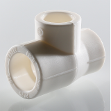 Тройник полипропиленовый Valtec 32 мм. x 25 мм. x 25 мм. переходной VTp.735.0.032025025